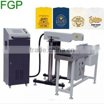 Fully automatic laser printing machine for fabric