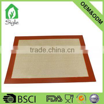 OEM ODM Coustomize Silicone Fibre Glass Baking Mats Sheet High Heat Resistant photo-2