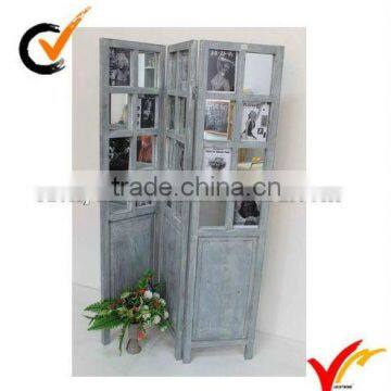Countryside Shabby Chic Wood Screen Doors With Picture Frames