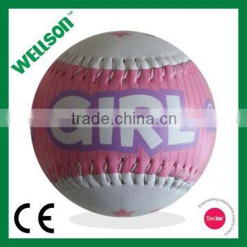 Baby girl PVC baseball