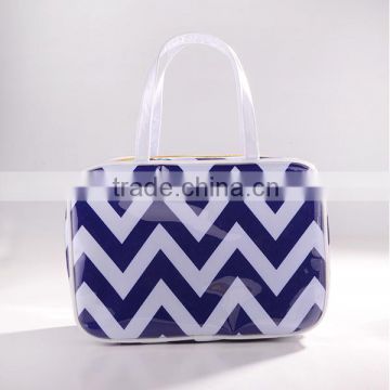 Travel waterproof PVC zipper makeup cosmetic bag