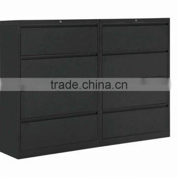 Modern hot sale 4-drawers double sides steel office Lateral file cabinet