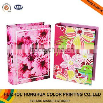 Custom Synthetic Leather Book Box Wooden Book Gift Box Packaging Box photo-2