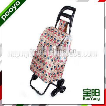 foldable luggage cart fashion large capacity durable nylon travel bags