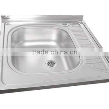 60x60 Lay-on Stainless Steel Kitchen Sink (DE309)