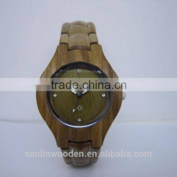 New Design Retro Watch Stock Handmade Wood Watch Fashion Ladies Bracelet Watches Wholesale Price 2014