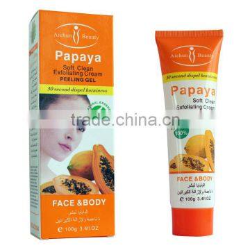 Hot Sale aichun beauty skin care soft cream papaya face&body exfoliating cream