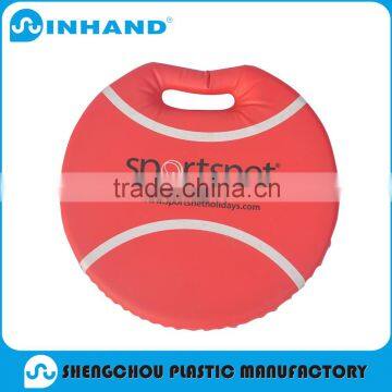 factory sale EN71/ASTM approved fashion durable red/black pvc inflatable rubber cushion/mat