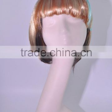 A023 wholesale colors mixed bob wigs hair,synthetic cosplay hair wig short in stock