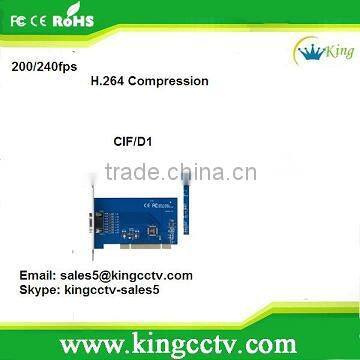 HK-6216S H.264 windows 7 16 channel dvr card