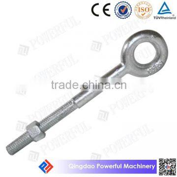 Carbon Steel Drop Forged G291 Regular Eye Bolt with Nut