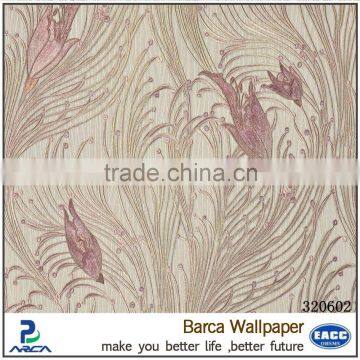 high quality pvc wallpaper for solvent printing