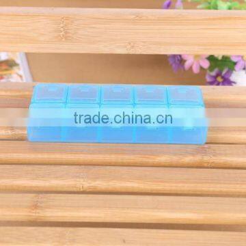 13.2*6*1.9cm Jewelry Adjustable Plastic 10 Compartment Storage Box Jewelry Earring Bin Case Container photo-5