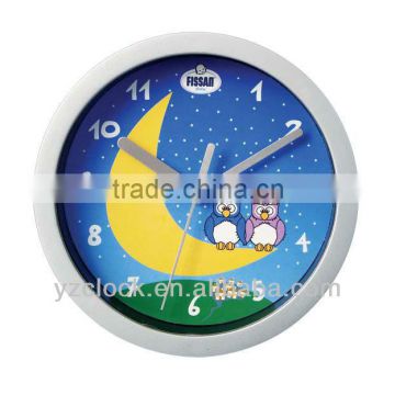 6inches cheap Plastic Round wall clock