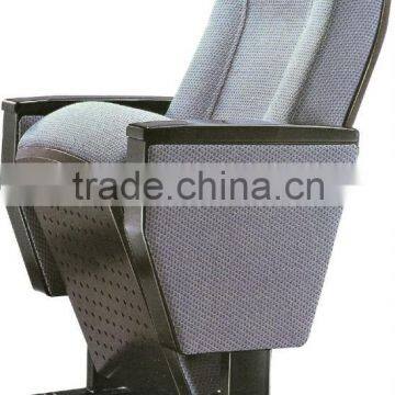 (Theater chairs factory)Wood theater chair with sound insulation and fixed legs