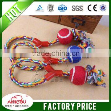 Pet Puppy Rope Dog Cotton Chews Toy Play knot Fetch Toy