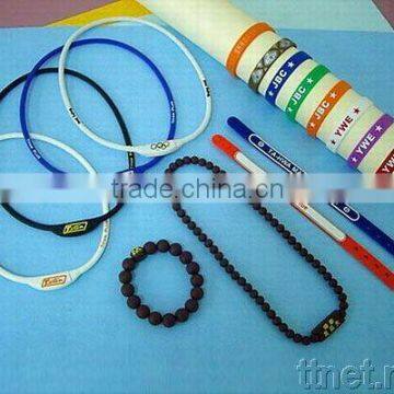 Silicon Wristband/silicon Bracelets/silicon Necklace