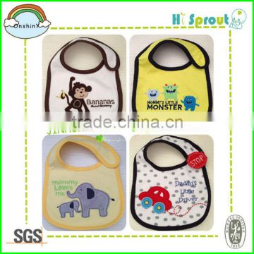 Lovely Baby Bib 100% Cotton with Waterproof Coating