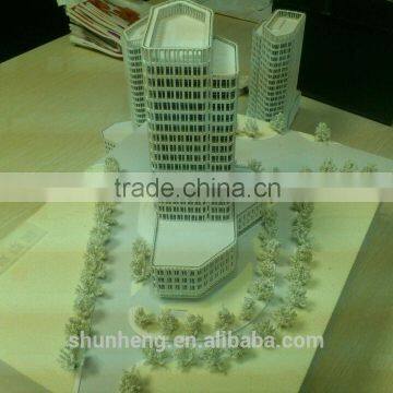 Single business building architectural model