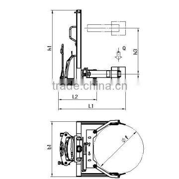 Semi Electric Paper Reel Lifter photo-4