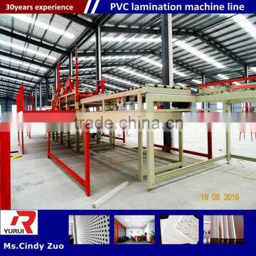 PVC Film Laminating Machine/pvc Laminated Gypsum Ceiling Board Making Machine