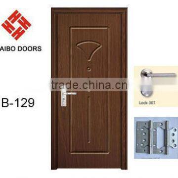 Interior Wooden PVC MDF door for rooms (HB-29)
