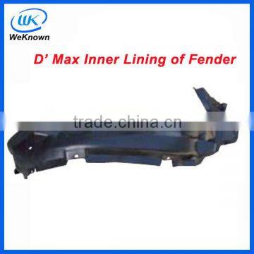 Pickup parts-- D-MAX inner lining of fender for isuzu