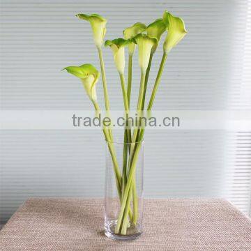 hand made clear big glass vases for home decoration