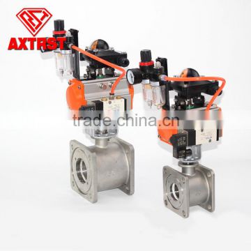 pneumatic actuator valve with solenoid valve limited switch