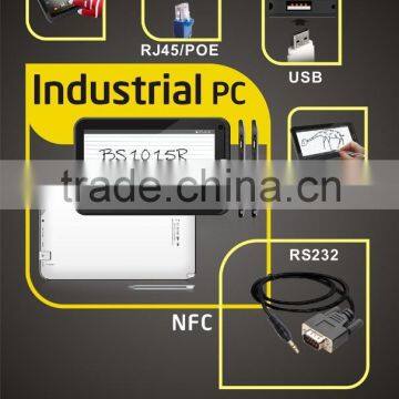 2014 new 10.1inch Industrial tablet pc Quad core with NFC, RFID , RS232 ,Built in RJ45 bluetooth tablet pc