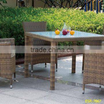 Rattan Cube Dining Table And Chairs