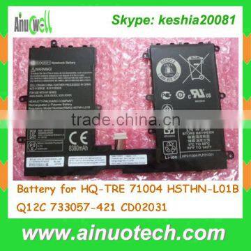 6 Cell Li-on Laptop Battery for HQ-TRE 71004 HSTHN-L01B Q12C 733057-421 CD02031 Laptop Replacement Battery