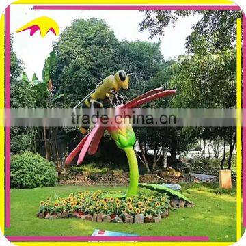 KANO0951 Outdoor Playground Life Size Fiberglass Animal Garden Sculpture