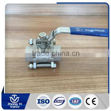 High Quality Competitive Stainless Steel Three Piece Stainless Steel Ball Valve photo-3