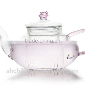 Teapot and Cups/hand Made Glass Tea Set photo-3