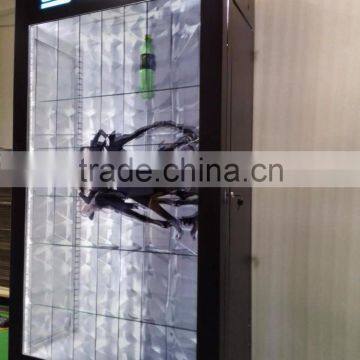 EKAA super market/ shopping mall Transparent LCD display Fridge