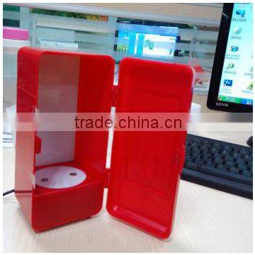 Red Fridge Heat&Cool Mini USB Ice Chamber