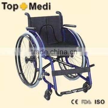 Manual Aluminum Leisure and Sports Wheelchair for disabled/Silla de ruedas deportiva