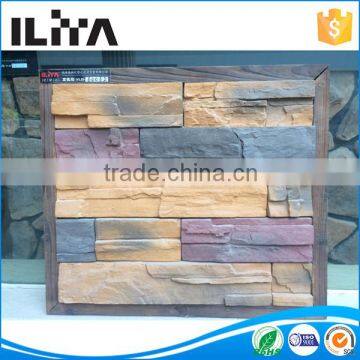 Wholesale outdoor wall building materials art artifcial stone for hotel restaurant