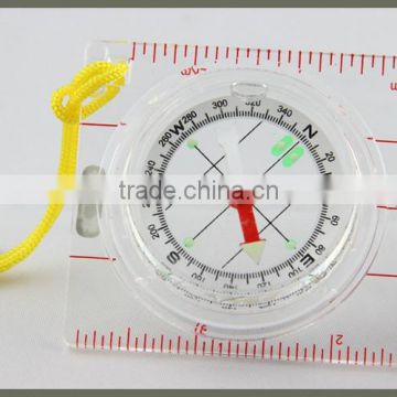 DC45-5W Ruler Map Compass, Portable Compass Ruler