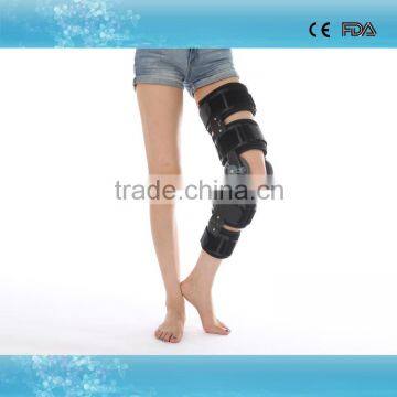 Knee rehabilitation equipment Knee immobilizer adjustable Hinged knee brace