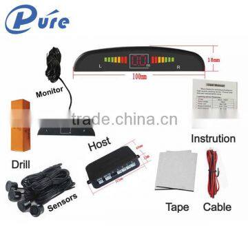 LED Numeral and Color Display Car Parking Sensor Assist System Without Reverse Camera With 4 Sensors photo-4