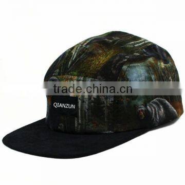 High Quality Animal 5 Panel Hat Embroidery 5 Panel Hat Wholesale photo-3