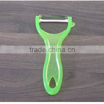 Plastic handle fruit peeler paring knife gearshaping multifunctional paring knife peeler fruit knife P09