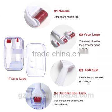 Newest 4 in 1 Derma Roller 1200+720+300 needle kit micro needle roller medical CE, RoHs approved