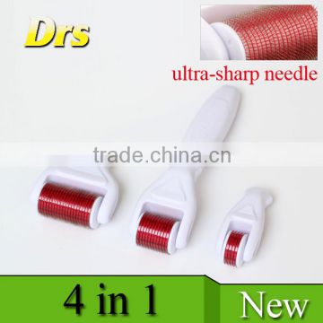 The most popular titanium derma roller 4 in 1for hair treatment with factory price