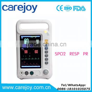 Suitable emergency first aid Handheld Patient Monitor Model RPM 8000A 7 inch multi Parameter ECG NIBP SPO2 RESP PR