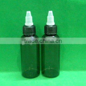 black PET unicorn bottle 30ml 60ml 100ml 120ml with twist cap