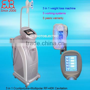 Body Cavitation Machine 5 In 1 Cavitation Machine Vertical Cryolipolysis+Cavitation+RF Slimming Machine Ultrasonic Contour 3 In 1 Slimming Device