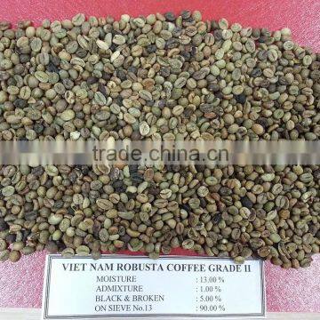 ROBUSTA COFFEE BEANS SCR 13 UNWASHED (skype: davis.thong, mobile: +84 986 778 999)